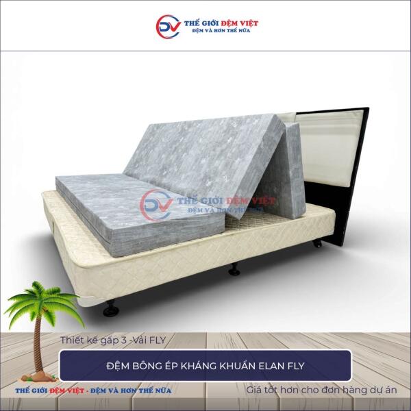 Đệm bông ép kháng khuẩn Elan FLY